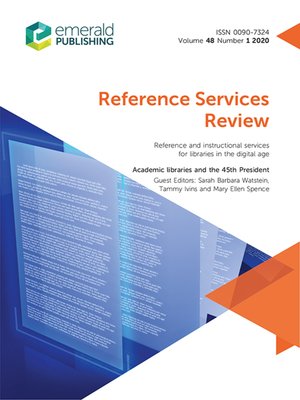 cover image of Reference Services Review, Volume 48, Number 1